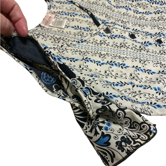 🌟SALE🌟Band of Gypsies Cold Shoulder Fit and Flare Boho Print Dress Size XS - Picture 8 of 16